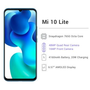 Xiaomi Mi 10 Lite 5G Smartphone 64GB Blue