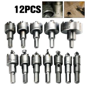 Drillpro 12Pcs Metal Hole Saw Tooth Kit