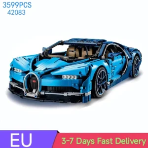 Blue Supercar Racing Model Building Set - 3599 Pcs (Compatible with 42083)